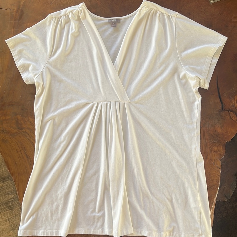 J Jill Women’s white blouse